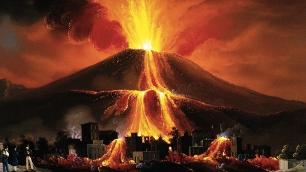 Pompeii Вулкан Везувий,  катастрофа и болезни, чума, смерть